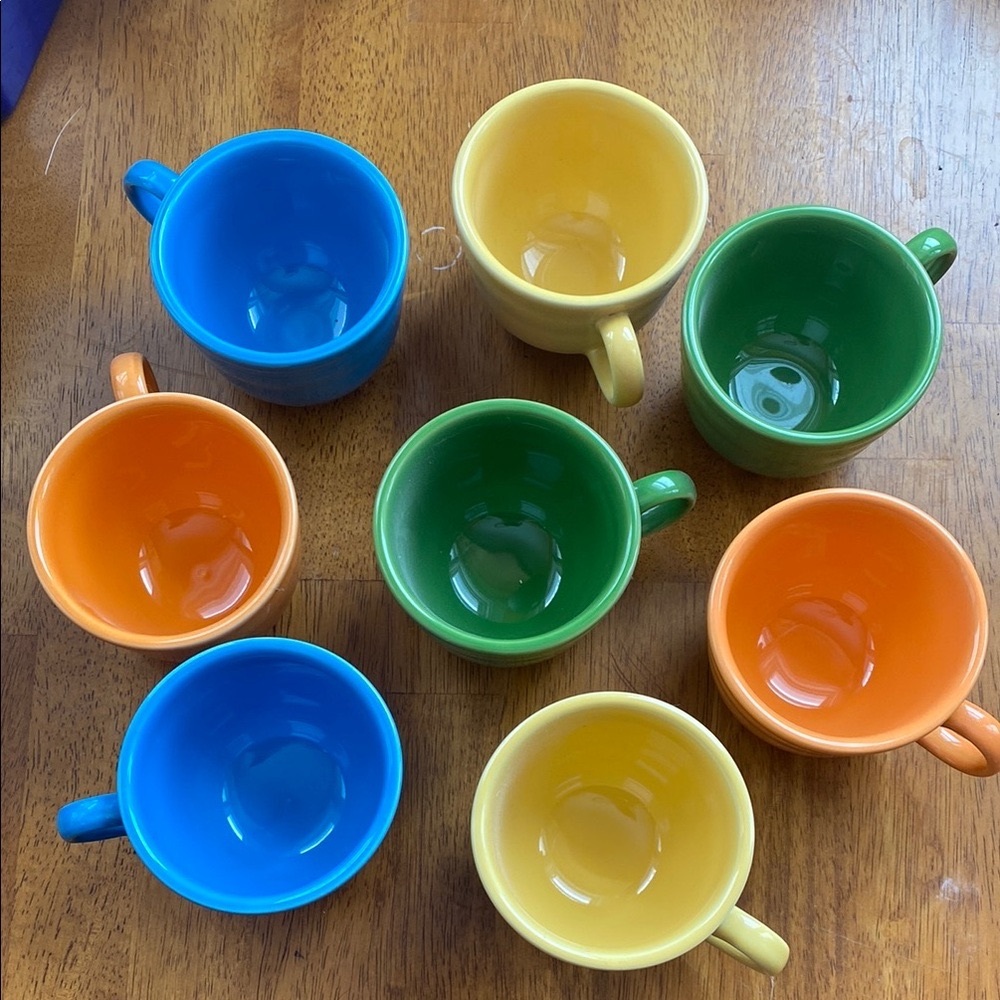 Fiesta Coffee Mugs (8)